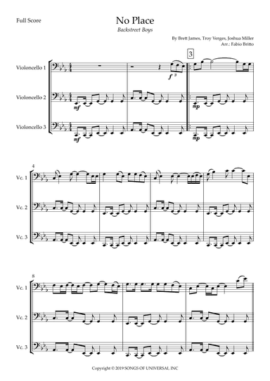 No Place (arr. Fabio Britto)