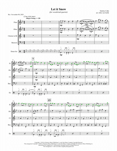 Let It Snow! Let It Snow! Let It Snow! (arr. John van Gulik)