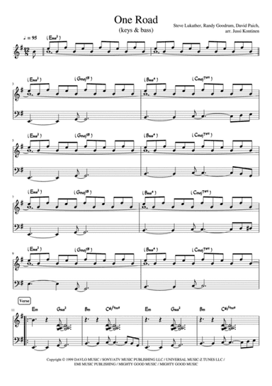 One Road (arr. Jussi Kontinen)