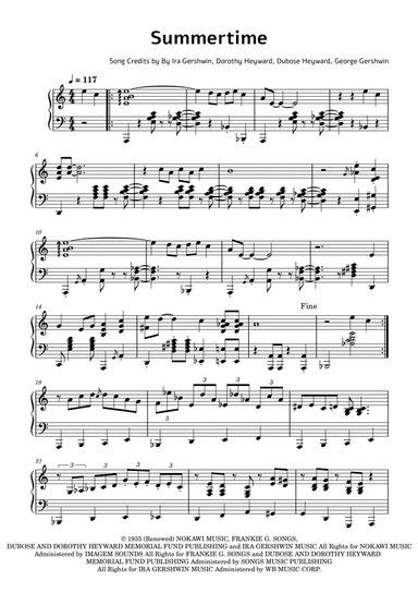 Summertime (arr. Funtom)