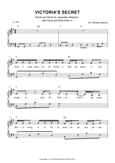Victoria's Secret (arr. Michael Habrom)