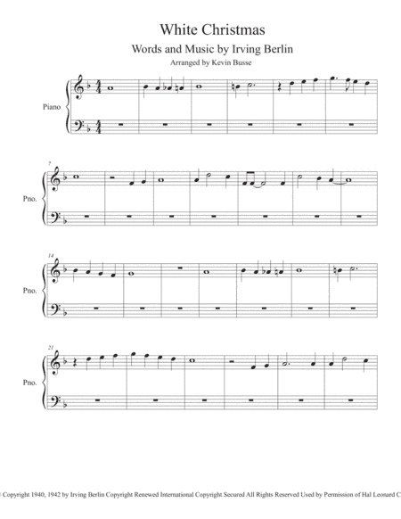 White Christmas (arr. Kevin Busse)