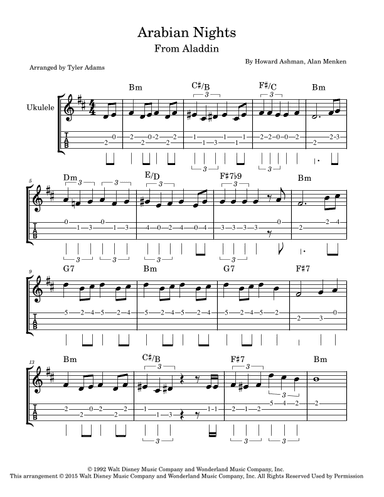 Arabian Nights (arr. Tyler Adams)