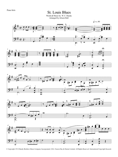 St. Louis Blues (arr. Alison Hall)
