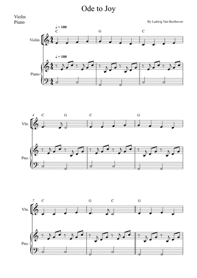 Ode to Joy (arr. Wesley S. SIlva)