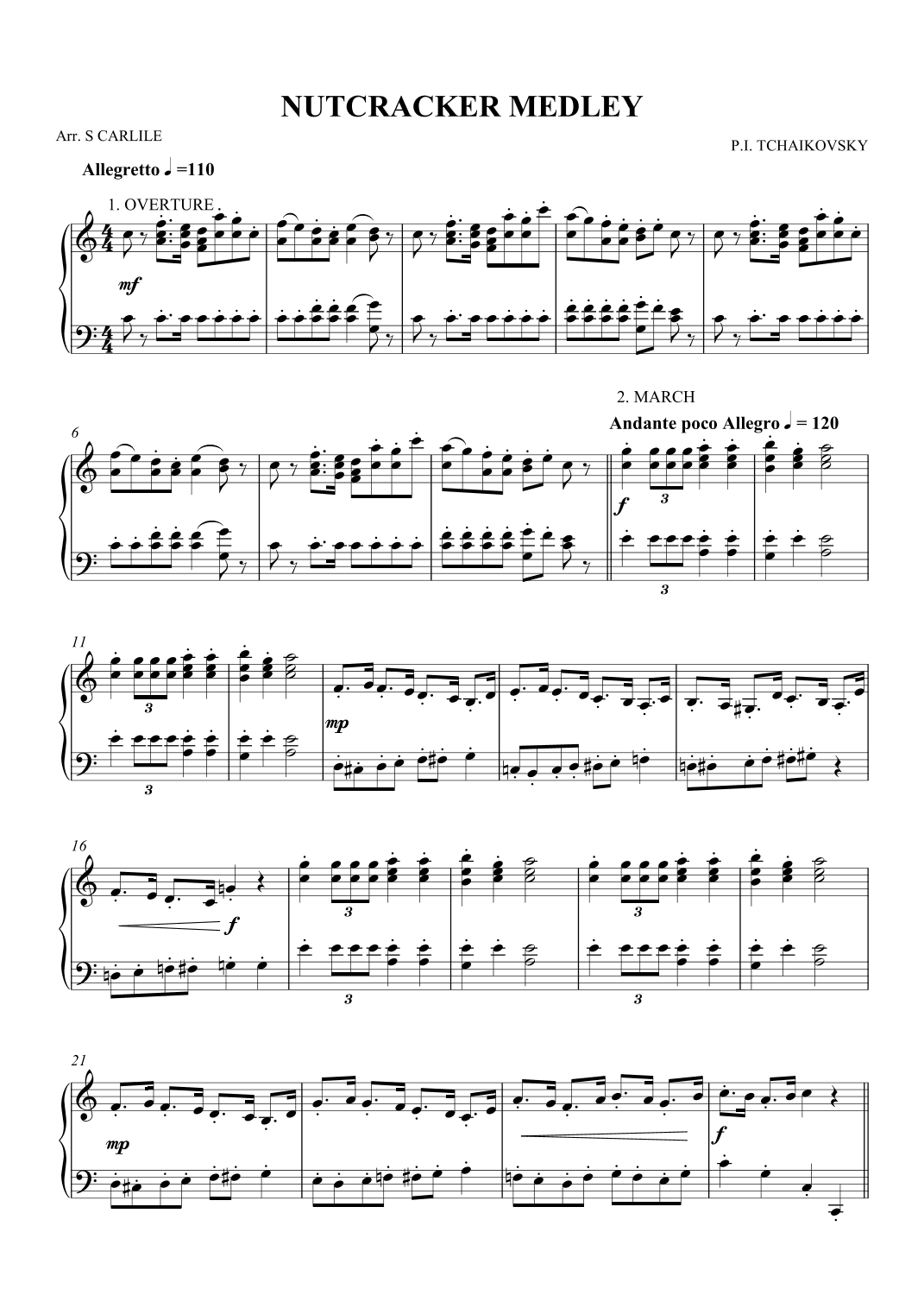 Nutcracker Medley (arr. SCMusic)