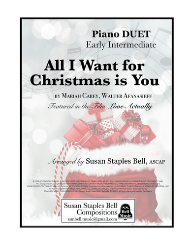 All I Want For Christmas Is You (arr. Susan Staples Bell)