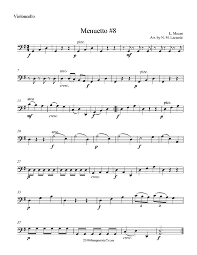 Menuetto #8 (arr. Nick Lacanski)