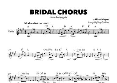Bridal Chorus (arr. Tiago Cordeiro)