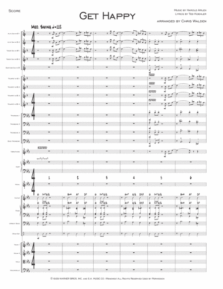 Get Happy (arr. Chris Walden)