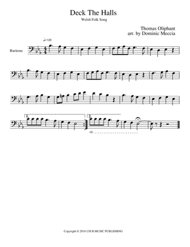 Deck The Halls (arr. Dominic Meccia)