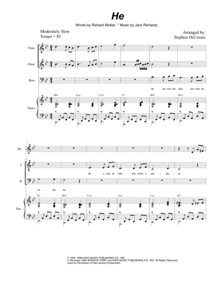 He (arr. Stephen DeCesare)