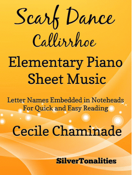 Scarf Dance Callirrhoe Opus 37 Number 2 Elementary Piano Sheet Music (arr. SilverTonalities)