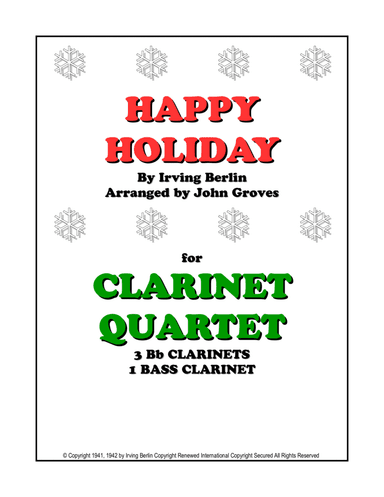 Happy Holiday (arr. John Groves)