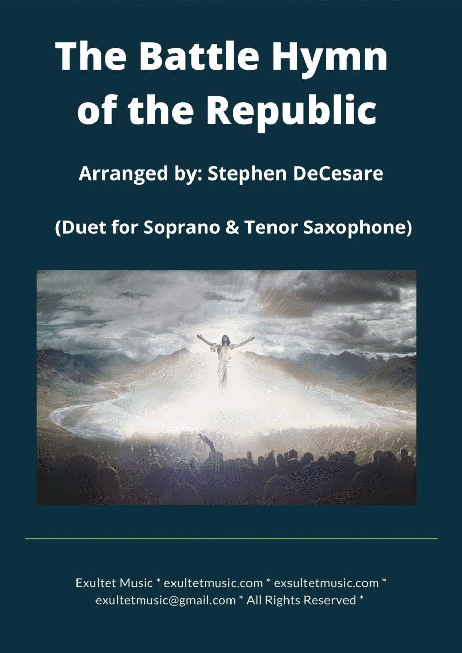 The Battle Hymn of the Republic (Duet for Soprano and Tenor Saxophone) (arr. Stephen DeCesare)