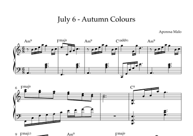 July 6 - Autumn's Colours