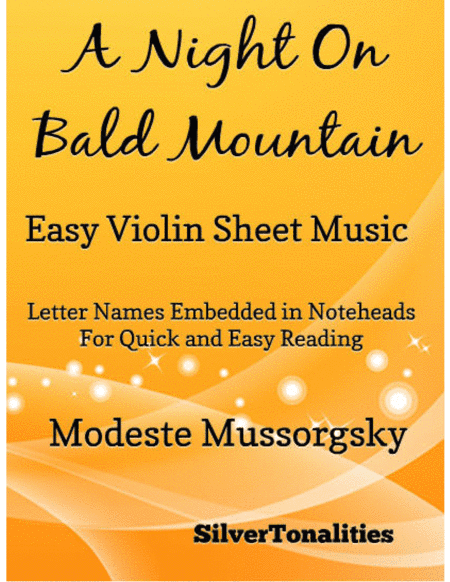 A Night on Bald Mountain Easy Violin Sheet Music (arr. Modeste Mussorgsky)