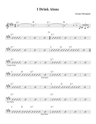 I Drink Alone (arr. David M Fagnant)