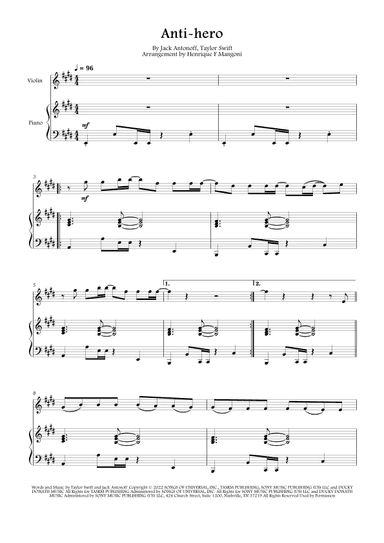 Anti-hero (arr. Henrique F Mangoni)