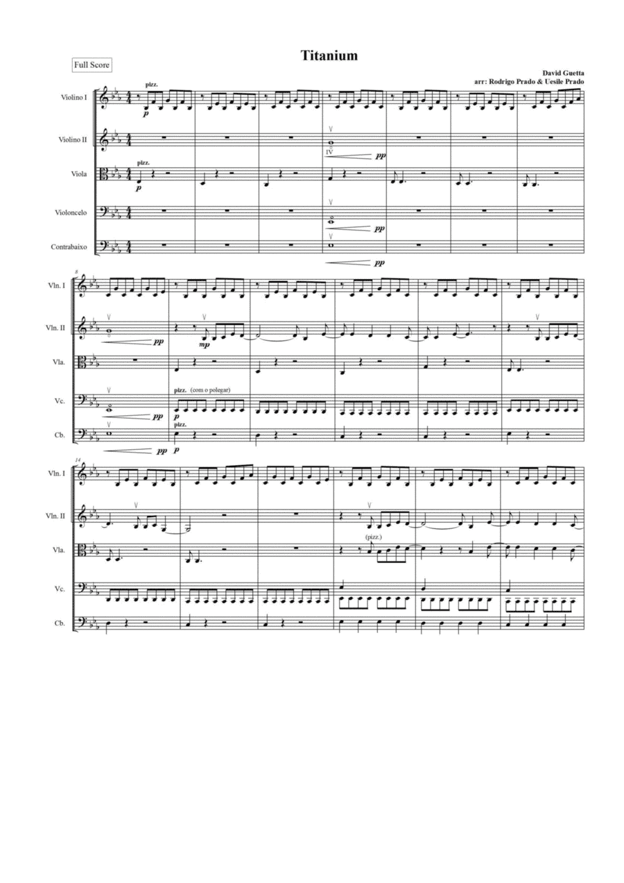 Titanium (arr. Rodrigo Prado & Uesile Prado)
