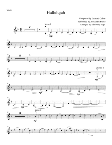 Hallelujah (arr. Kimberly Hope)