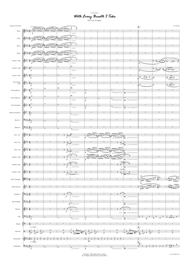With Every Breath I Take (arr. Chris Pettitt)