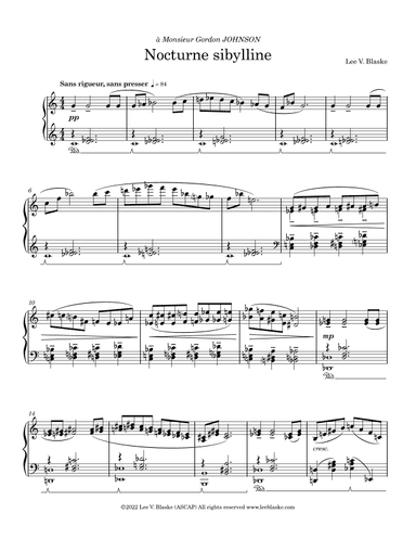 Nocturne sibylline