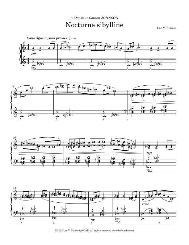 Nocturne sibylline