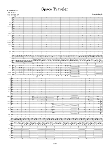 Space Traveler (Concerto #11 for Piano 3rd movement)