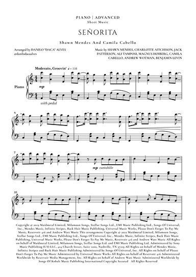 Señorita (arr. Danilo "Daca" Alves)