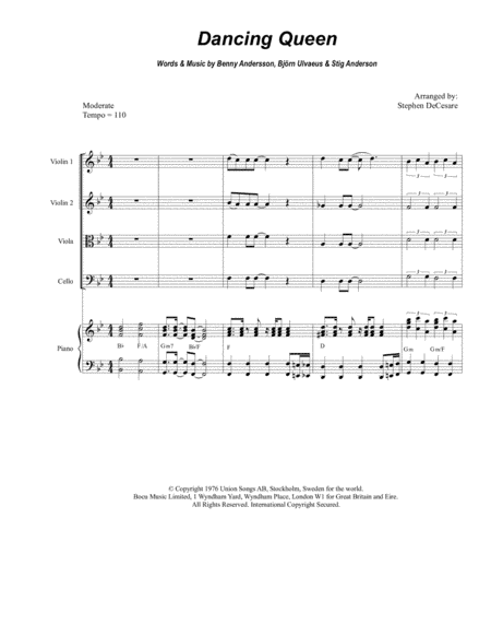 Dancing Queen (arr. Stephen DeCesare)