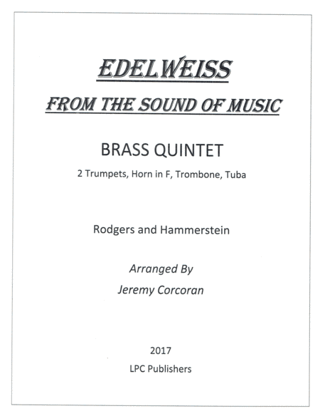 Edelweiss (arr. Jeremy Corcoran)