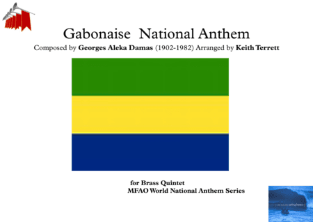 Gabonaise National Anthem (La Concord) for Brass Quintet (arr. Keith Terrett)