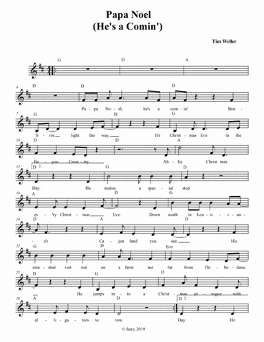 Papa Noel (He's a Comin')