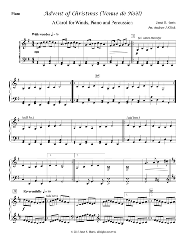 Advent of Christmas (piano)
