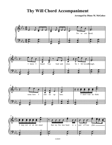 Thy Will Be Done (arr. Diane M. McGahee)