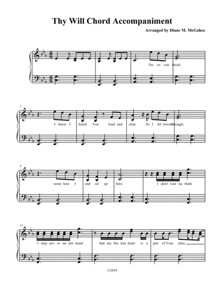 Thy Will Be Done (arr. Diane M. McGahee)