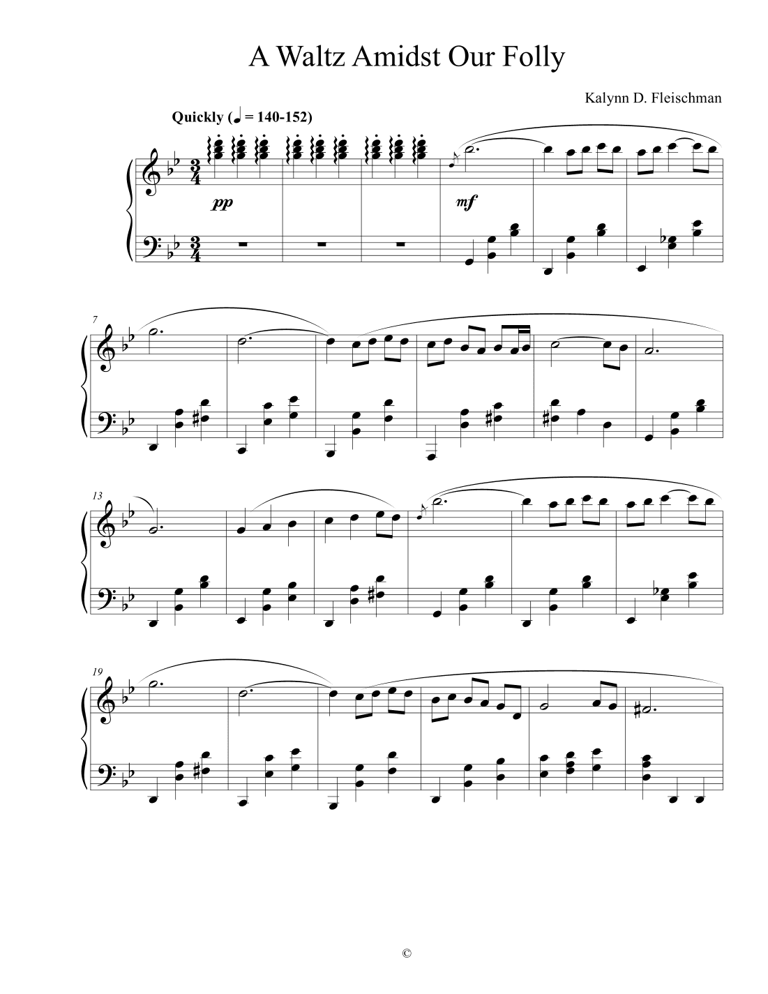 A Waltz Amidst Our Folly