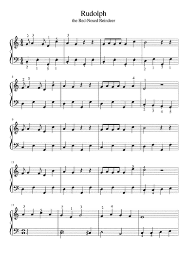 Rudolph The Red-nosed Reindeer (arr. F. Chiofalo)