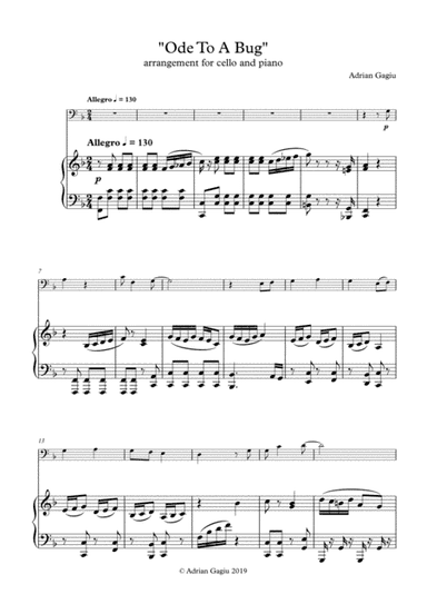 "Ode to a Bug", op. 63 no. 1a