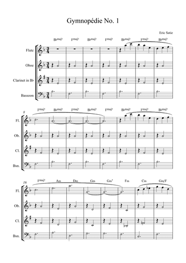 Gymnopédie No. 1 (arr. Alex Nunes Rodrigues)