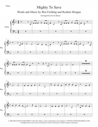 Mighty To Save (arr. Kevin Busse)