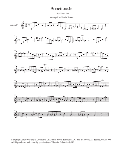 Bonetrousle (from Undertale) (arr. Kevin Busse)