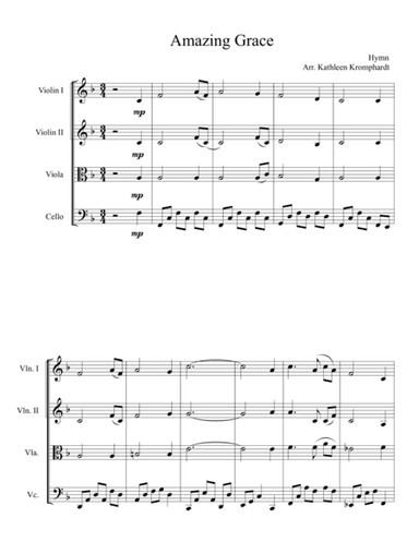 Amazing Grace (arr. Kathleen Kromphardt)