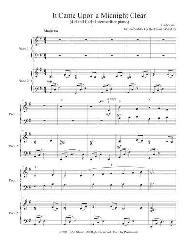 It Came Upon a Midnight Clear (arr. Kristin Stahlecker Heckman)
