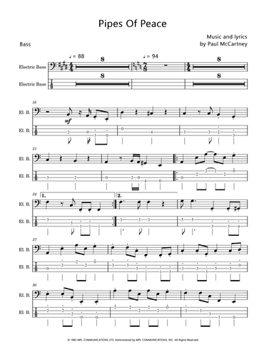Pipes Of Peace (arr. David Lartey)