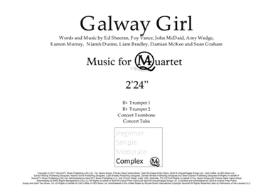 Galway Girl (arr. Music4Quartet)