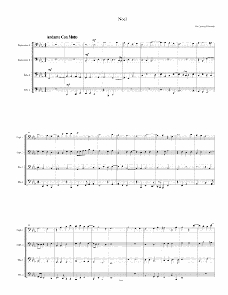 Noel (arr. Kenneth D. Friedrich)
