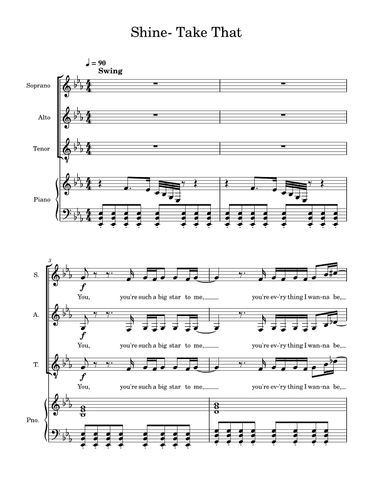 Shine (arr. Bee Clark)