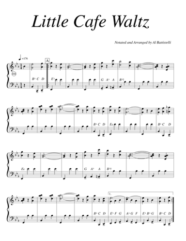 The Little Cafe Waltz (arr. Al Battistelli)